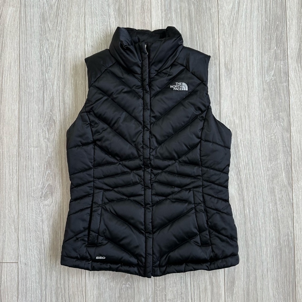 The North Face Black Puffer Vest